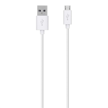 Belkin F2CU012BT2M-WHT Cable USB 2.0 USB A Micro-USB B de 2 m Blanco