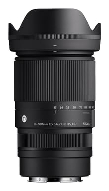 Sigma Contemporary 16-300mm F3.5-6.7 DC OS, Sony E-Mount MILC Super teleobjetivo Negro