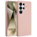 Accezz Coque Liquid Silicone avec MagSafe pour Samsung Galaxy S25 Ultra - Rose