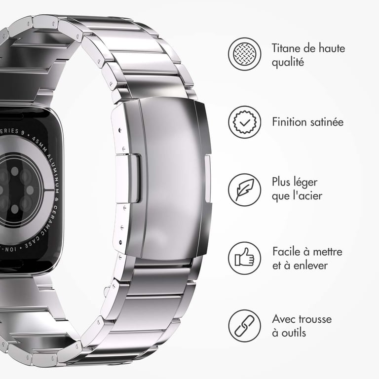 Bracelet Accezz 42mm Titane mat - vue 9