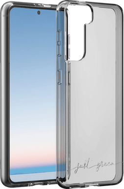 Coque pour Samsung Galaxy S21+ 5G Infinia Eco-conçue Transparente Just Green