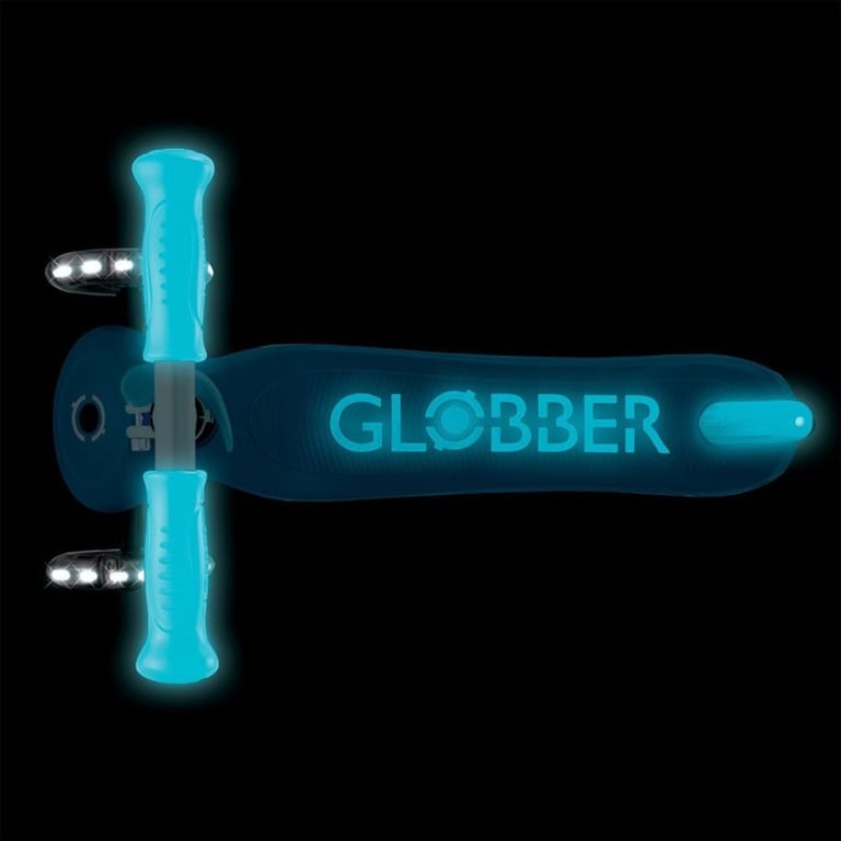 Trottinette 3 roues GLOBBER PRIMO PLUS GLOW LIGHTS Pétrol - vue 2