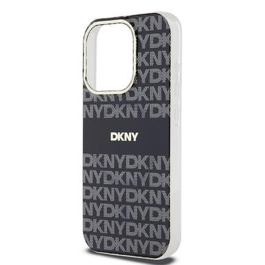 DKNY Funda para iPhone 15 Pro Max MagSafe de TPU blando con diseño Negro