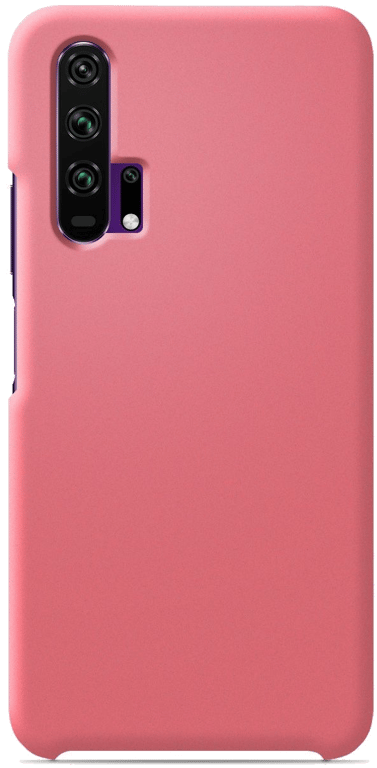Coque silicone unie compatible Soft Touch Saumon Huawei Honor 20 Pro