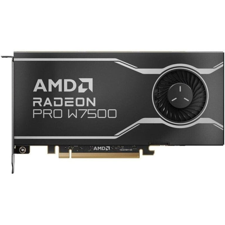 Carte Graphique AMD RADEON PRO W7500 – 8 Go GDDR6, PCIe 4.0 x8, 4 x DisplayPort - vue 3