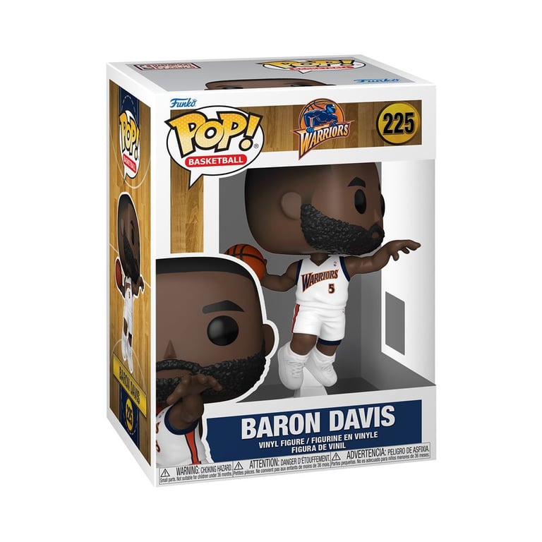 Figurine Funko Pop NBA Legends Warriors Baron Davis - vue 3