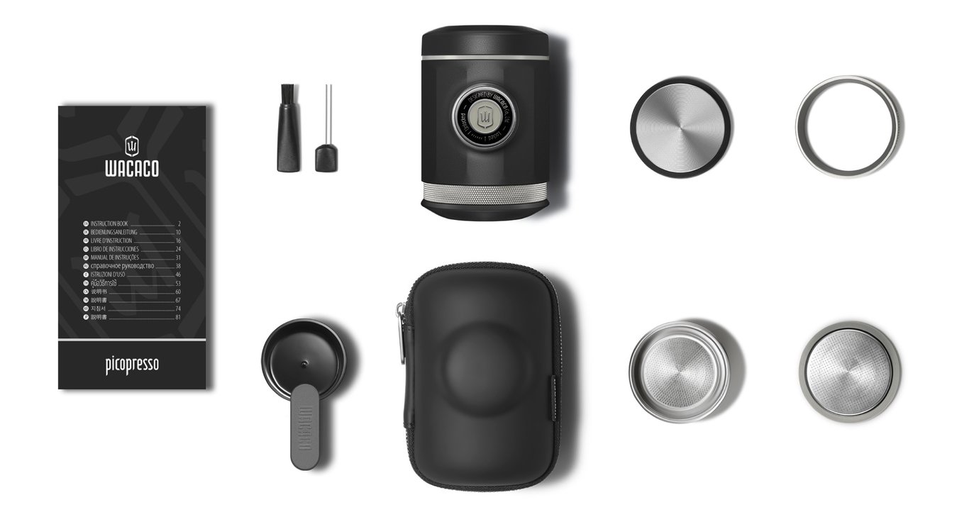 WACACO Picopresso Machine Espresso Manuelle – 18 bars café moulu extraction barista portable sans électricité idéale voyage & outdoor Neuf - vue 3
