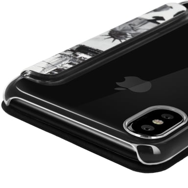 Akashi Nueva York Universal Apple iPhone X / XS Cartera - Multicolor