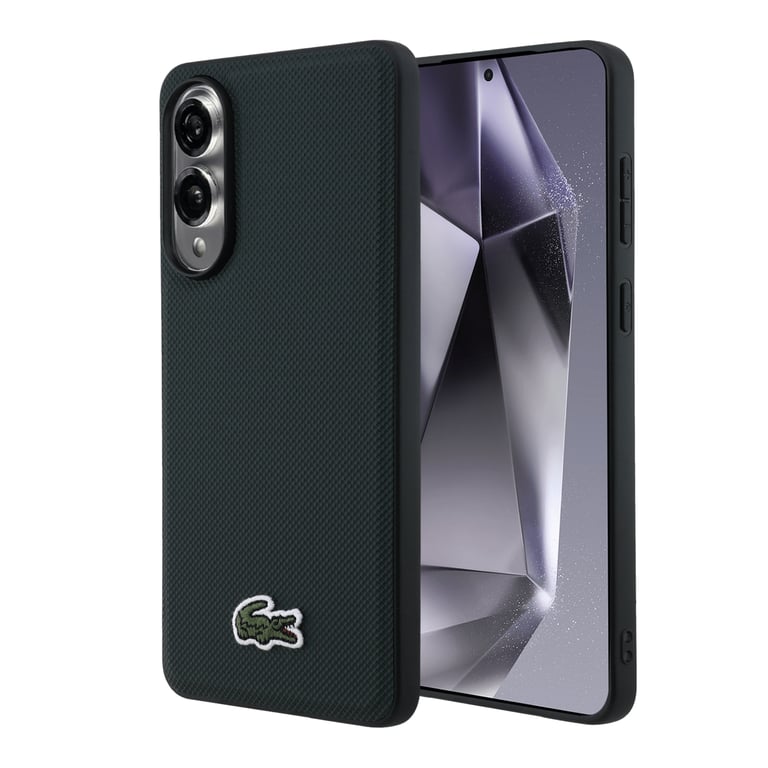 Coque magnétique Petit Piqué Lacoste Coloris Sinople pour Galaxy S25 Edge GP LCHMS25PVCE - vue 2