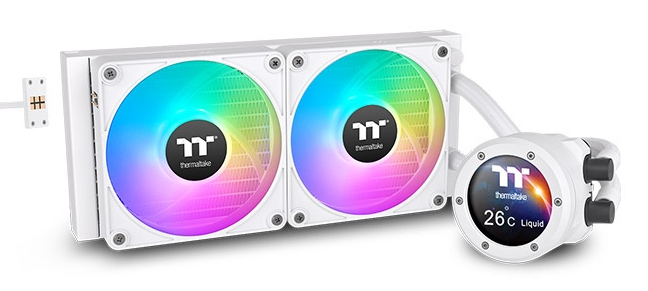 Thermaltake TH280 V2 Ultra EX ARGB Processor All-in-One Liquid Cooler 14 cm Bianco 1 pezzo(i)