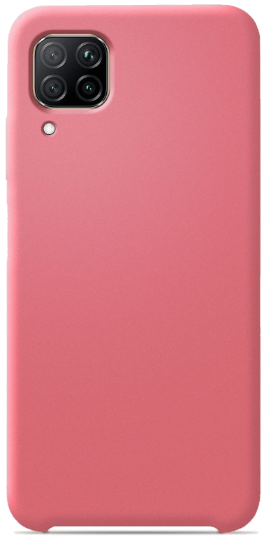 Coque silicone unie compatible Soft Touch Rose Huawei P40 Lite