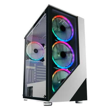 LC-Power Gaming 803W Midi Tower Negro, Blanco