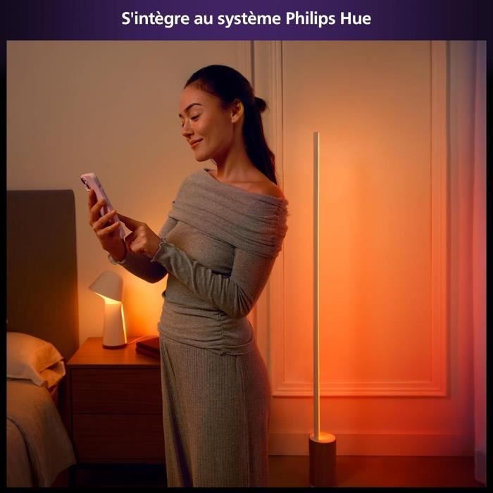 Lampe de chevet et de réveil connectée Twilight Lumiere et colorée Compatible bluetooth Neuf - vue 2