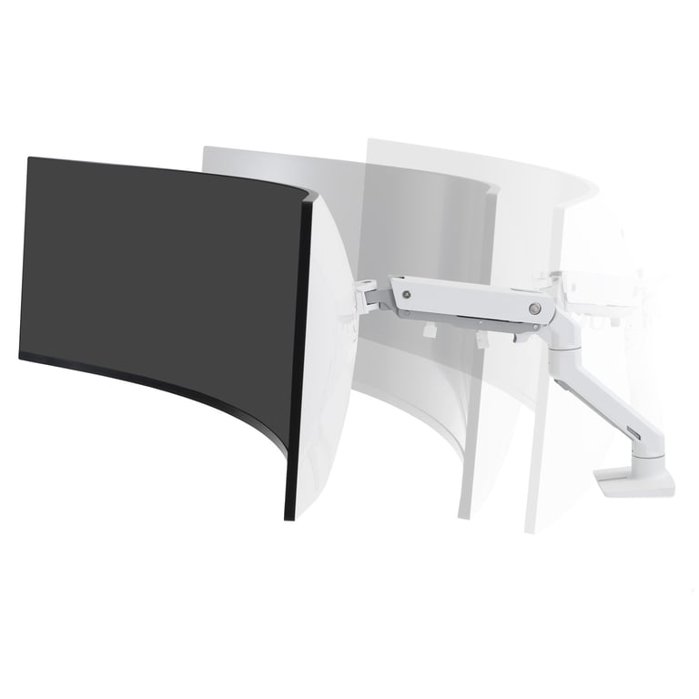 Ergotron HX mono écran fixation bureau - vue 5
