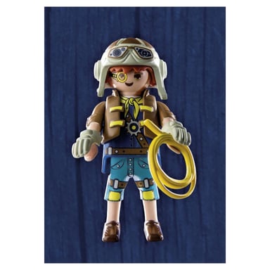 Planeador Dario azul con personaje y equipamiento desmontables