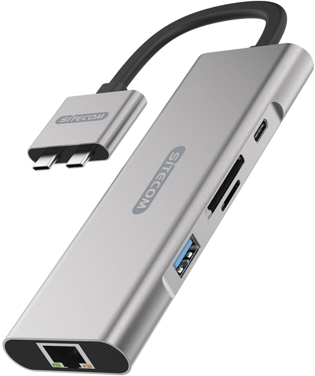 Adaptateur Multiport Dual USB-C PD pour Apple MacBook Pro/Air CN-411