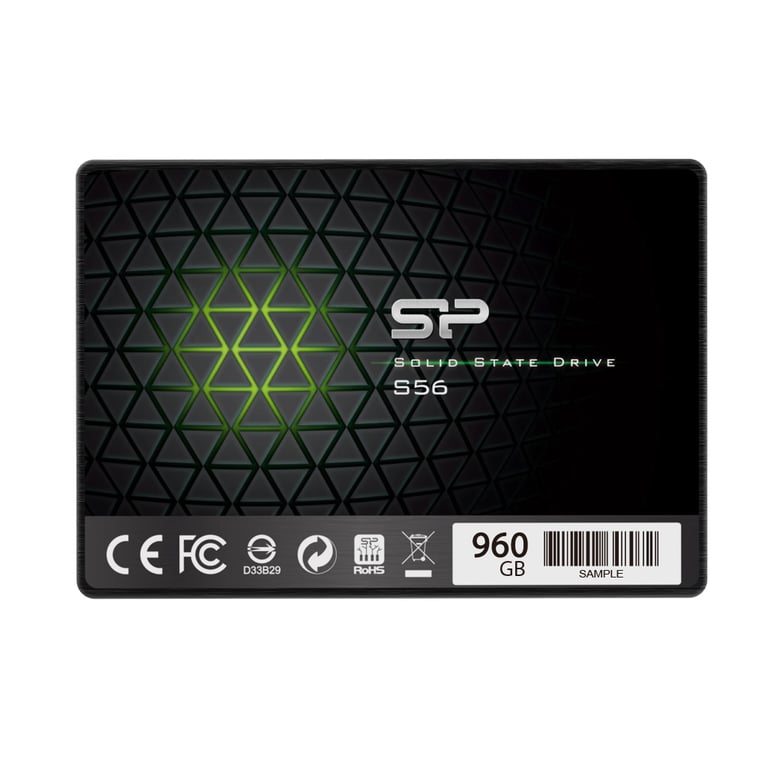 SILICON POWER SSD Slim S56 480Go 2.5p SATA III 6Go/ 3D TLC NAND Neuf