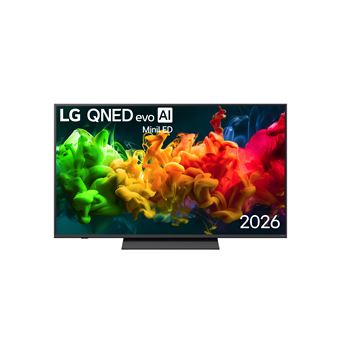 TV LG 55QNED81B6A 55  4K QNED MiniLED Smart TV webOS 25 HDR10 Wi-Fi Bluetooth 3 HDMI 2 USB Noir - Neuf
