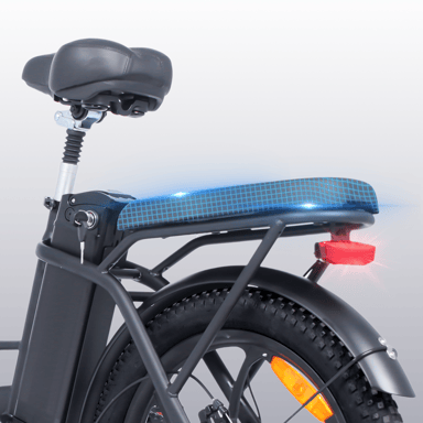 Bicicleta eléctrica Cheevalry C16 de 20 pulgadas, 250 W, 48 V, 16 Ah, plegable, para ciudad, para adultos