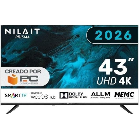 Nilait Prisma 43UD7004SWOS LED UHD 4K 43 WebOS - vue 1
