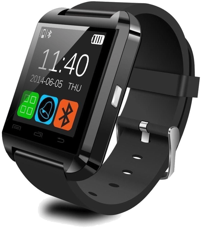 Montre Connectée Smartwatch Bluetooth Android iOs Écran Tactile 1.5 Pouces Noir YONIS