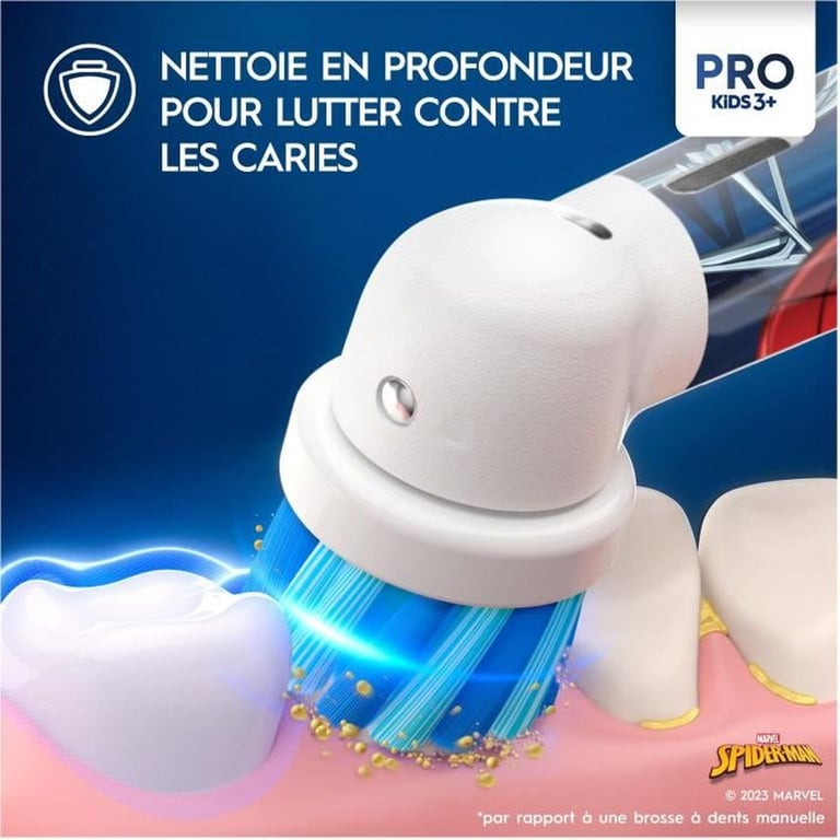 Oral-B Kids 8006540772768 brosse à dents électrique Enfant Brosse à dents rotative Multicolore - Neuf