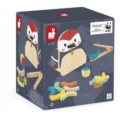 Juego educativo Pájaros carpinteros y orugas: Diviértete aprendiendo los colores