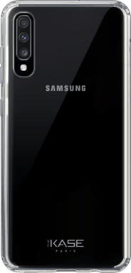 Coque hybride invisible pour Samsung Galaxy A70 2019, Transparente