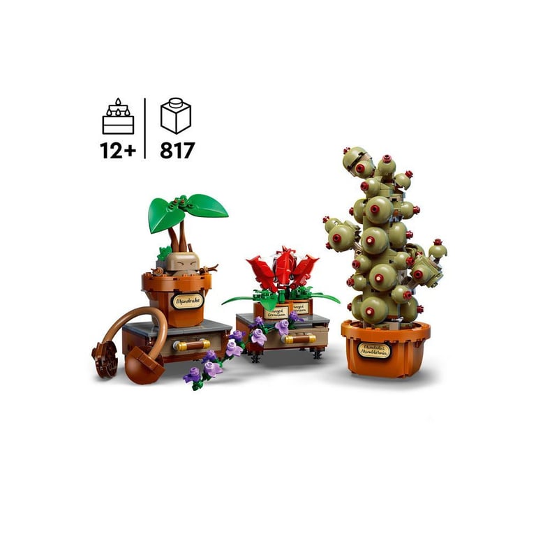 LEGO® Harry Potter™ 76474 Les plantes du cours de botanique de Poudlard - vue 6