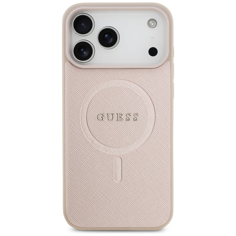 Coque Guess Saffiano Classic Logo MagSafe pour iPhone 17 Pro Max - vue 5