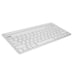 Teclado QWERTY inalámbrico Blanco LinQ, compatible con iOS / Android / Windows
