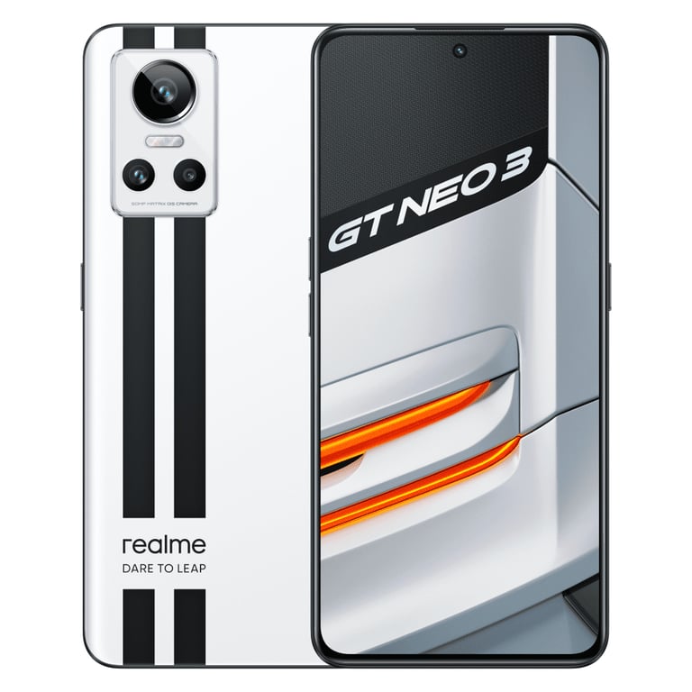 Realme GT Neo 3 80W 5G 256Go Blanc, débloqué - Realme