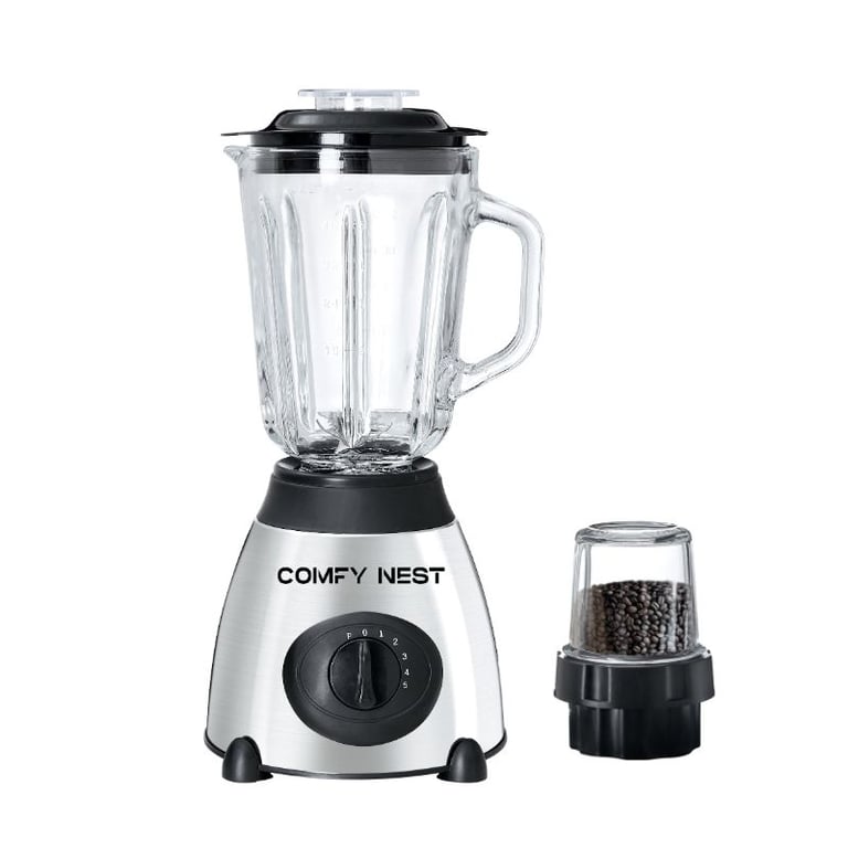 Blender mixeur en verre 2en1 fonction pulse Comfy Nest CNBLG15P Neuf