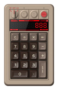 8BitDo Retro Numpad mecánico C64
