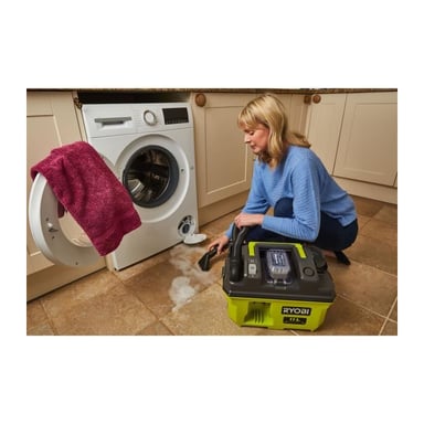 Hoover RYOBI RV1811-0 18V - 1500l/min - colector 11 L - filtro HEPA H12 - Adaptador, hendidura y boquilla para plumeros