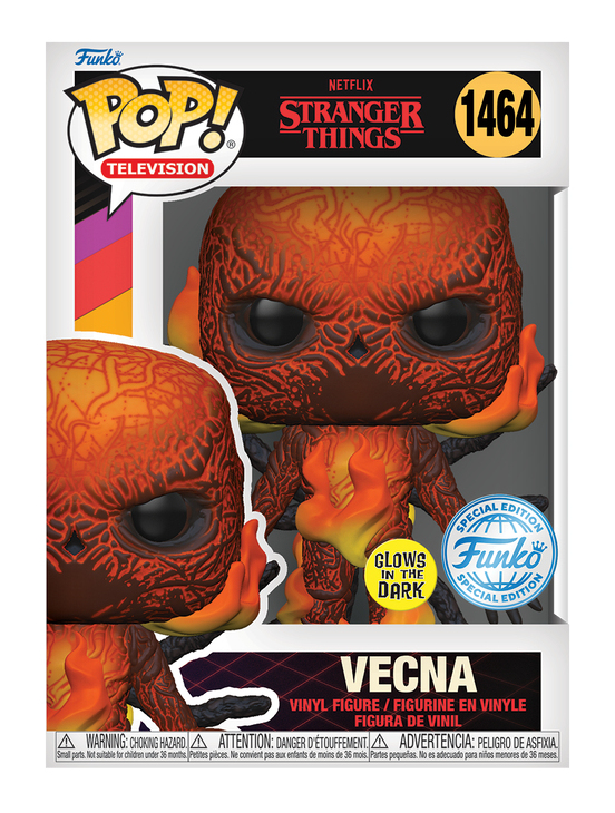 FUNKO POP! Vecna with Flames Glow Neuf - vue 3