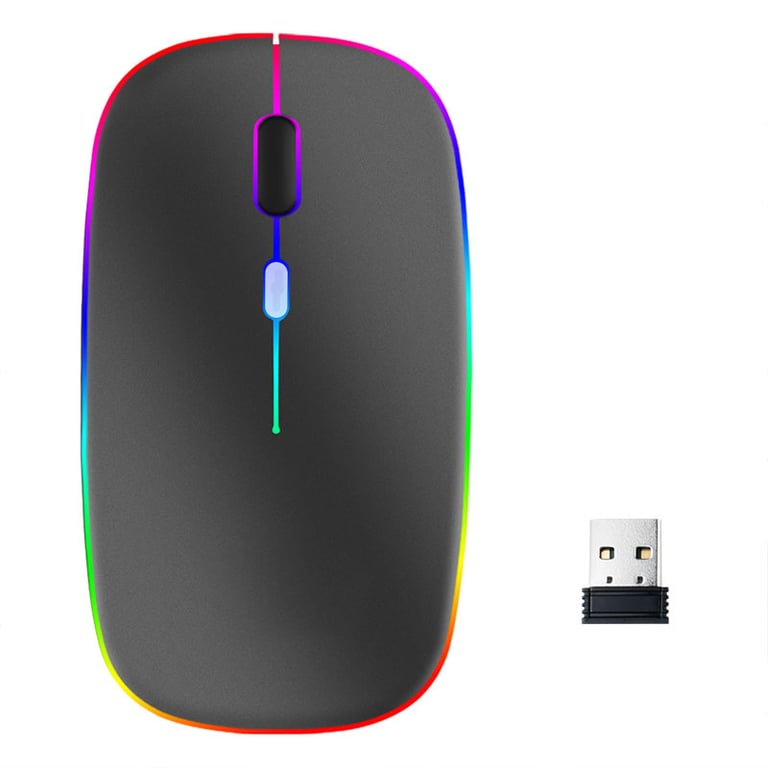 INF Souris Bluetooth Sans Fil, Chargement Usb Silvergrey