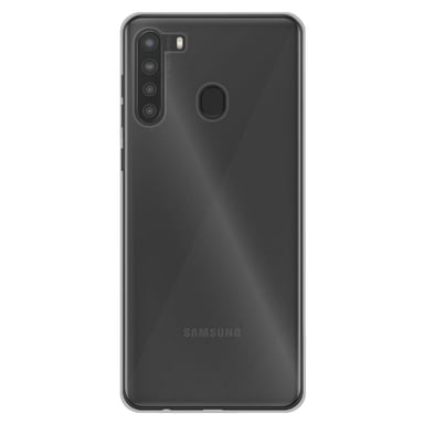 Coque silicone unie Transparent compatible Samsung Galaxy A21