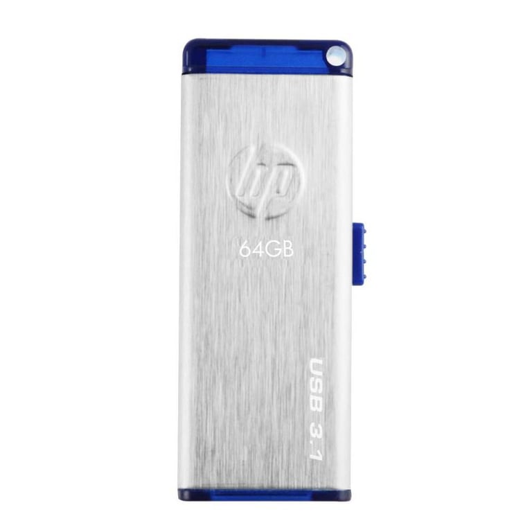 Clé USB 3.1 HP X730W Metal Capacité de stockage Interface USB 3.0