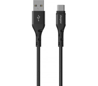 ENERGIZER CABLE USB-C BRAIDED AND METAL 2M BLACK