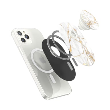 PopSockets PopGrip, marmo oro Lutz