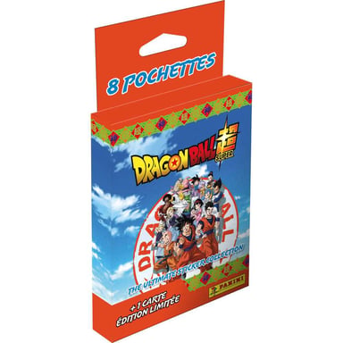 Blister Panini The Ultimate Sticker Collection 8 pochettes 40 stickers +1 carte Édition Limitée Bleu/Vert/Orange - Neuf