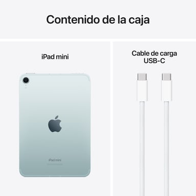 Apple iPad mini 5G TD-LTE & FDD-LTE 256 GB 21,1 cm (8.3'') Wi-Fi 6E (802.11ax) iPadOS 18 Azul