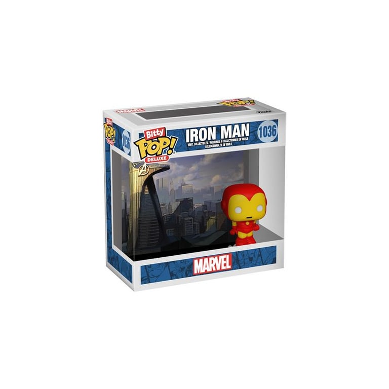 Funko Bitty Pop Deluxe Iron Man Avenger Tower - vue 3