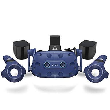 HTC VIVE Pro Eye Casco di visualizzazione dedicato Nero, Blu