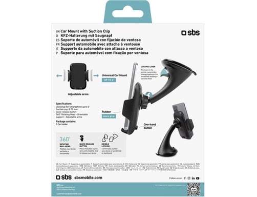 Supporto da auto Freeway per smartphone e telefoni cellulari - SBS