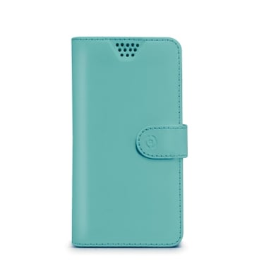 Celly WALLYUNIXLTF funda para teléfono móvil 12,7 cm (5'') Funda cartera Verde