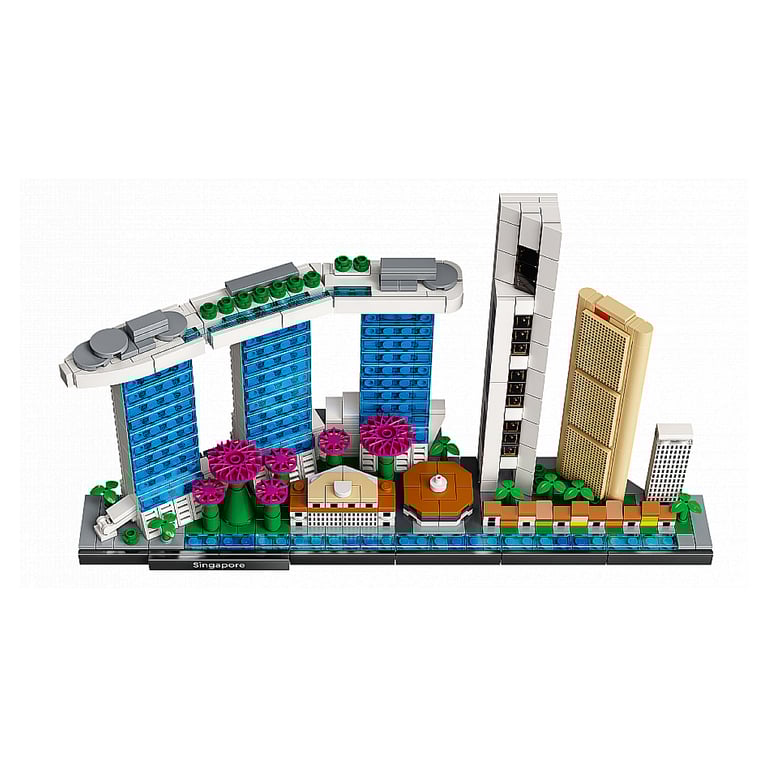 LEGO 21057 Architecture Singapour - vue 3