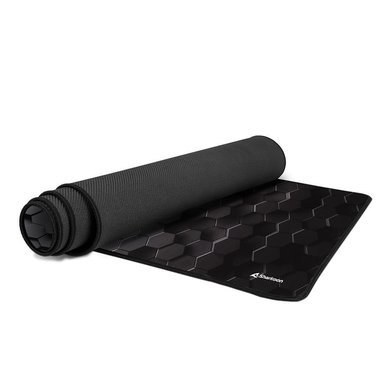 Sharkoon SKILLER SGP30 Tapis de souris de jeu Noir, Gris - Neuf