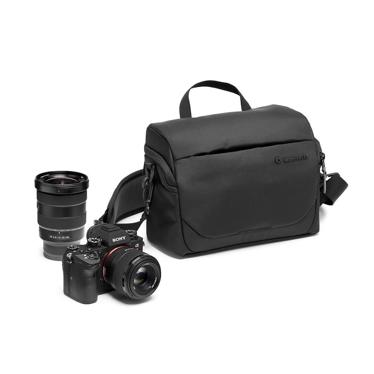 Manfrotto MB MA3-SB-M étui et housse d'appareils photo Sac à bandoulière Noir - Neuf